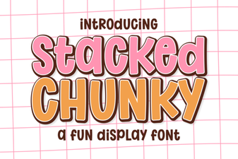 How to Use a Stacked Chunky Font in Modern Design