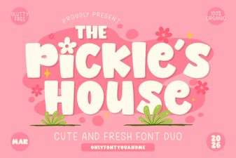 The Pickles House Font for Creative Design Projects