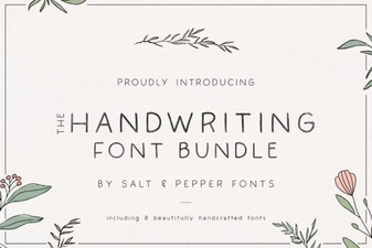 Enhance Your Designs with the Handwriting Bundle Font