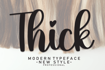 Thick Font Design: Creative Tips for Modern Projects